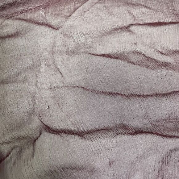 La Fuori Silk Beaded Sequin Topper Duster in Burgundy/Mauve Large Coverup - Picture 15 of 16